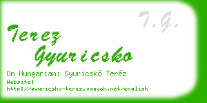 terez gyuricsko business card